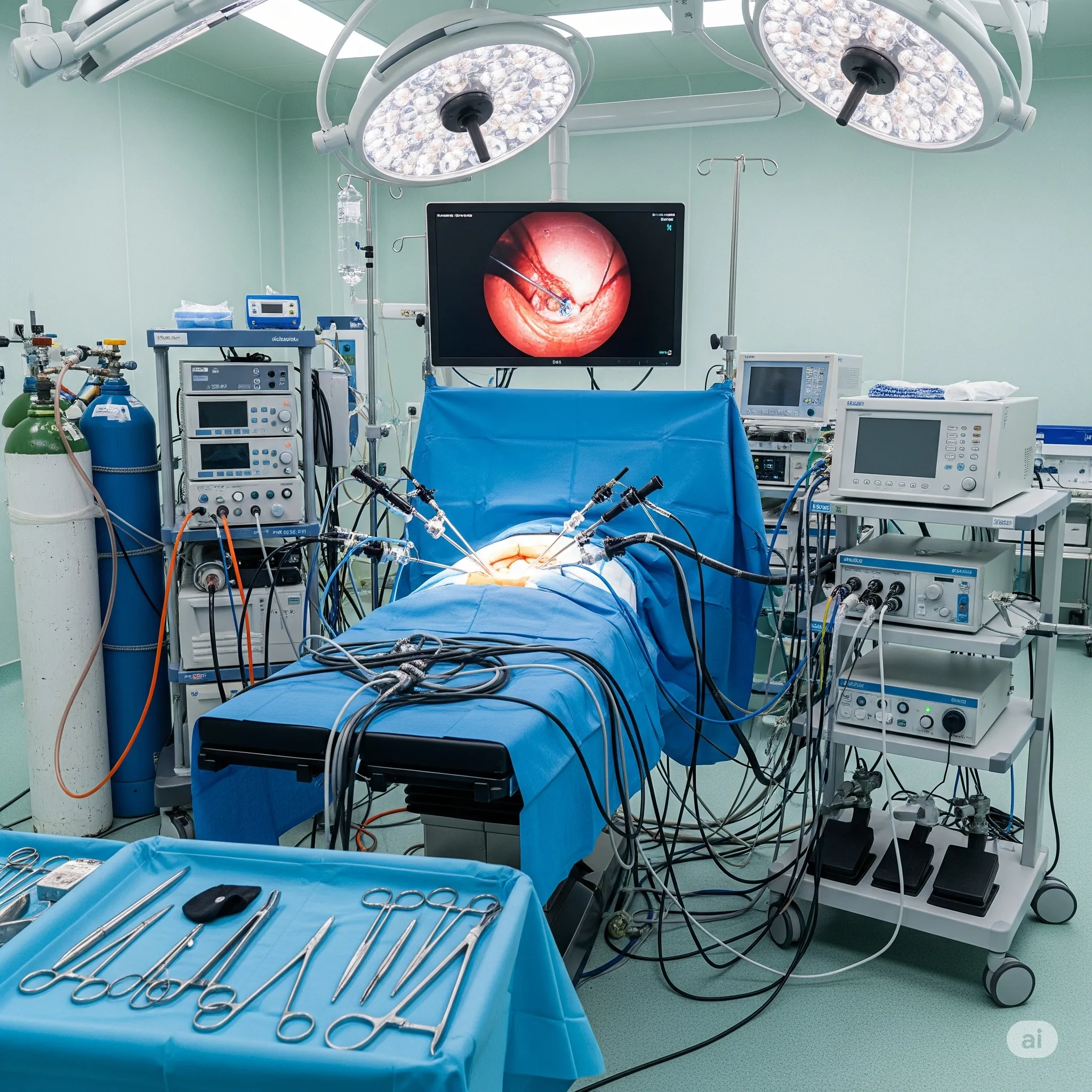Laparoscopic Surgery Setup